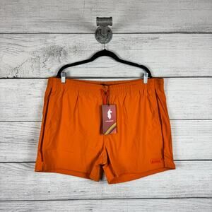 Cotopaxi Men's Orange Flame Brinco Solid Outdoor Shorts Size XXL
